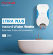 Polycab Etira Plus 3 Litre, 3Kw Electric Wall Mount Instant Geyser (Water Heater) For Home, Bathroom|Efficient Heating Element|Enhanced Safety Measures|Versatile Usage|Durable Engineered Body?White?
