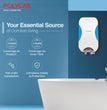 Polycab Etira Plus 3 Litre, 3Kw Electric Wall Mount Instant Geyser (Water Heater) For Home, Bathroom|Efficient Heating Element|Enhanced Safety Measures|Versatile Usage|Durable Engineered Body?White?