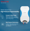 Polycab Etira Plus 3 Litre, 3Kw Electric Wall Mount Instant Geyser (Water Heater) For Home, Bathroom|Efficient Heating Element|Enhanced Safety Measures|Versatile Usage|Durable Engineered Body?White?